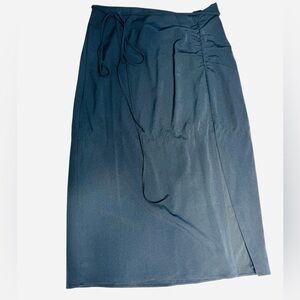 Abercrombie & Fitch Blue Midi Skirt
